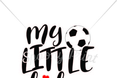 My little Soccer kicker Printable