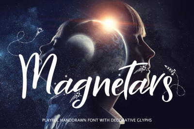 Magnetars - space font
