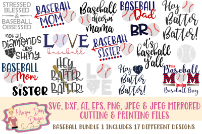 Baseball SVG Bundle 1