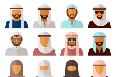 Middle Eastern People Avatars