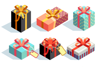 Present and gift boxes