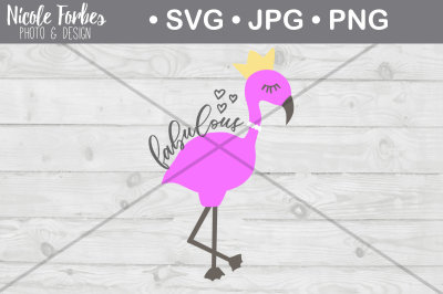 Fabulous Flamingo SVG Cut File