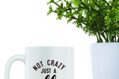 Not crazy just a coffee addict Printable