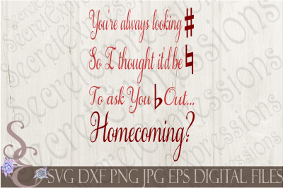 Homecoming Proposal SVG