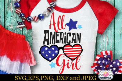  SVG&2C; Dxf&2C; Eps &amp; Png Cutting Files Fourth of July All American