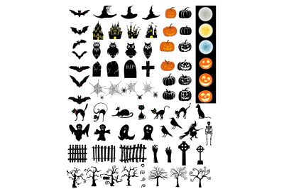 Halloween Elements  Set