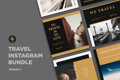 Travel Social Media Template Pack