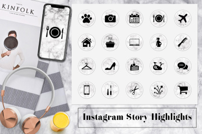 Marble Instagram Icons