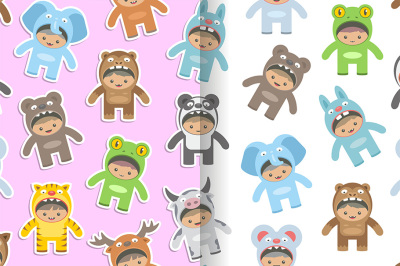 Animals costumes kids Patterns