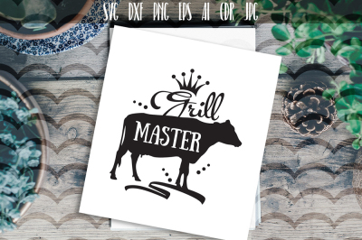 Grill master Svg, BBQ Quote, Barbecue Saying