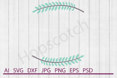 Laurel Leaf SVG, Laurel Leaf DXF, Cuttable File