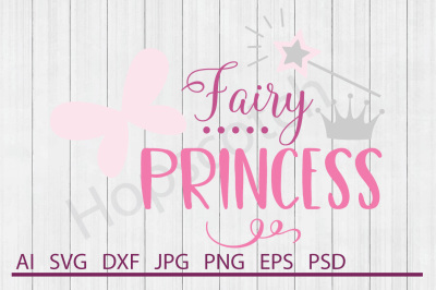 Princess SVG, Princess DXF, Cuttable File