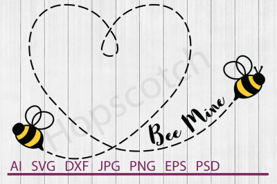 Flying Bee SVG, Flying Bee DXF, Cuttable File SVG