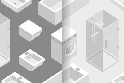 Isometric Bathroom Furniture