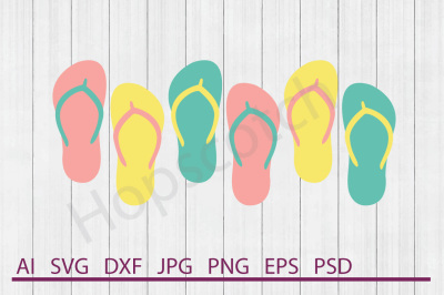 Sandals SVG, Sandals DXF, Cuttable File