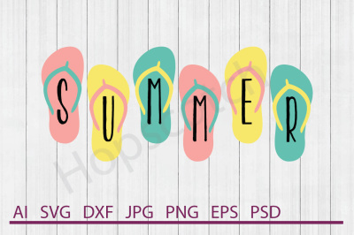 Sandals SVG, Sandals DXF, Cuttable File