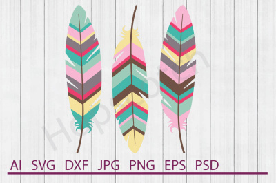 Feather SVG&2C; Feather DXF&2C; Cuttable File