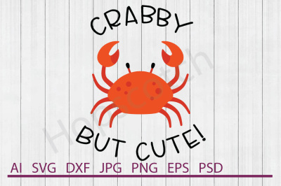 Crab SVG, Crab DXF, Cuttable File