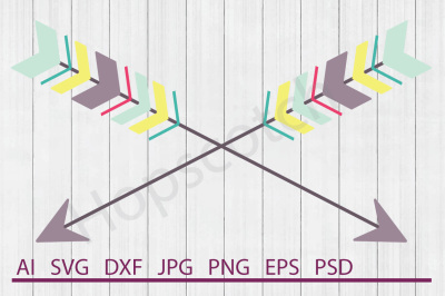 Arrows SVG, Arrows DXF, Cuttable File