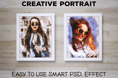 Creative Portrait: Smart PSD. Effect