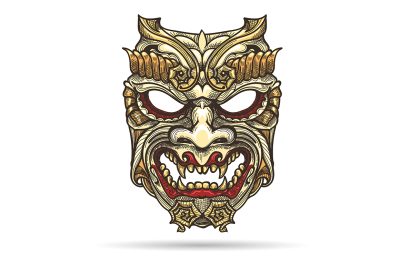 Japanese Demon Mask