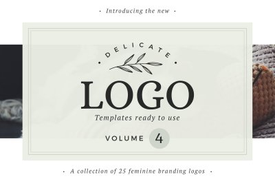 25 Delicate Feminine Logos - Vol 4