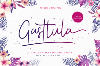 Gasttula - 3 Font