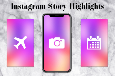 Colorful Instagram Story Icons