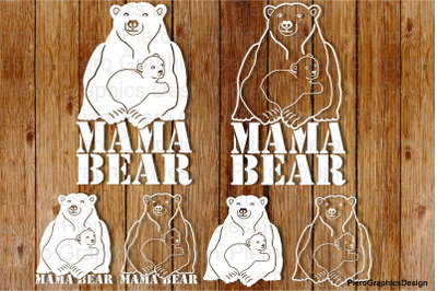 Mama Bear (2) SVG