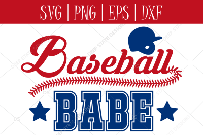 Baseball Babe SVG, PNG, EPS, DXF