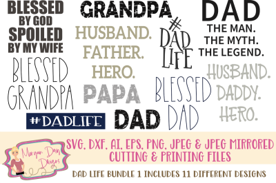 Dad Life SVG Bundle 1