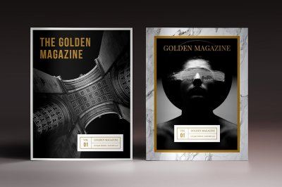 The Golden Magazine Indesign Template