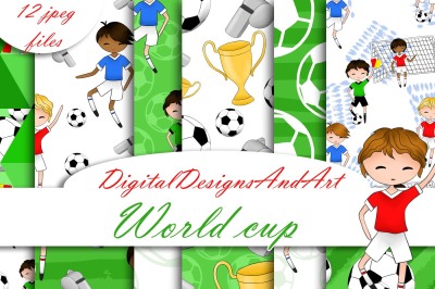 Soccer / football digital papers