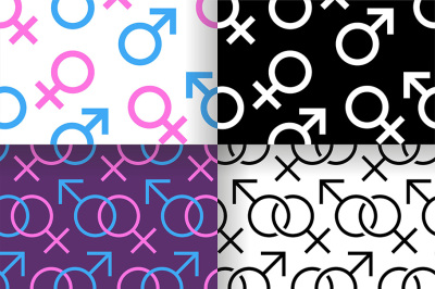 Gender seamless pattern