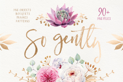 SO GENTLY Watercolor collection
