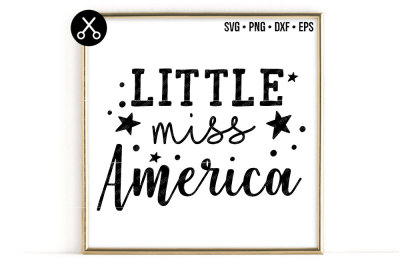 LITTLE MISS AMERICA SVG -0638