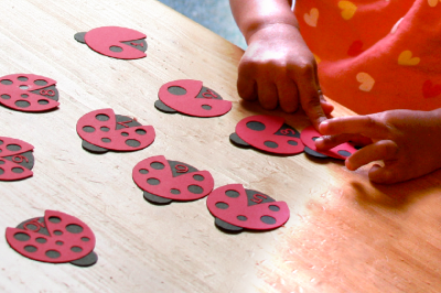 Ladybug Counting Game | SVG | PDF | DXF | PNG