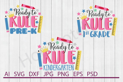 Ready to Rule Bundle, SVG Files, DXF Files, Cuttable Files