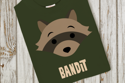 Raccoon Bandit | SVG | PNG | DXF