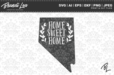 Download Free Download Nevada Home Sweet Home State Map Svg Cut Files Free Download Free Svg Files Creative Fabrica PSD Mockup Template