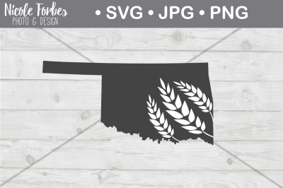 Oklahoma Wheat SVG Cut File