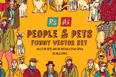 People and pets collection
