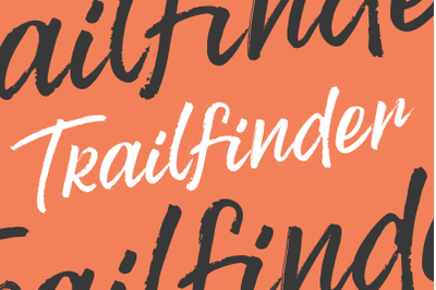 Trailfinder | A Brush Script Font