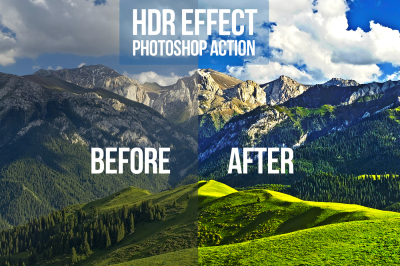 HDR Effect Photoshop Action