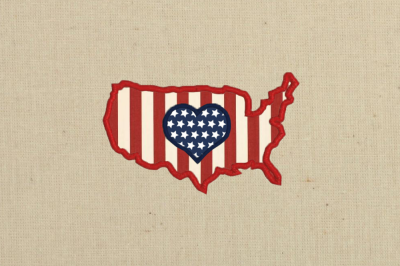 Love America | Applique Embroidery