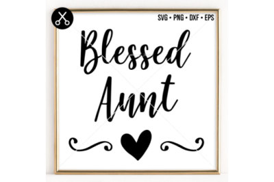 BLESS AUNT SVG -0043