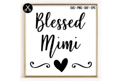 BLESSED MIMI SVG -0056