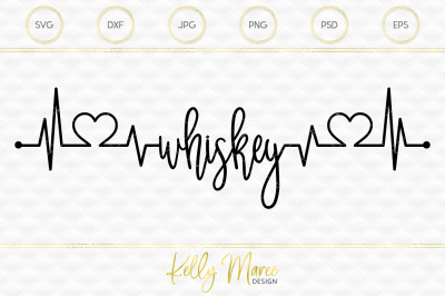 Download Download Whiskey Heartbeat Svg File Cut File Silhouette Cameo Cricut Free