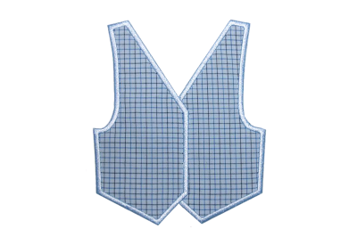 Vest and Pocket Square | Applique Embroidery
