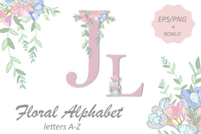 Floral Alphabet